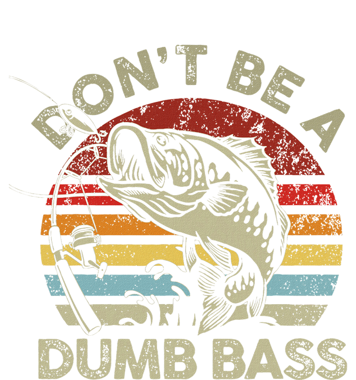 Sunset Dont Be Dumb Bass Fishing Tote Bag