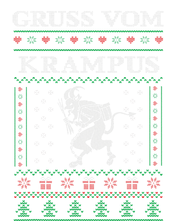 Gruss Vom Krampus Goth Ugly Christmas Sweater T-Shirt