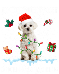 Christmas Maltese Dog Naughty List And I Regret Nothing Xmas Great Gift Full-Length Apron With Pockets