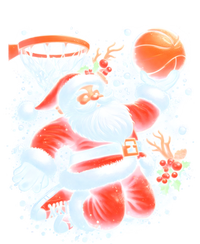 Christmas Santa Claus Basketball Funny Pajama Xmas Gift T-Shirt