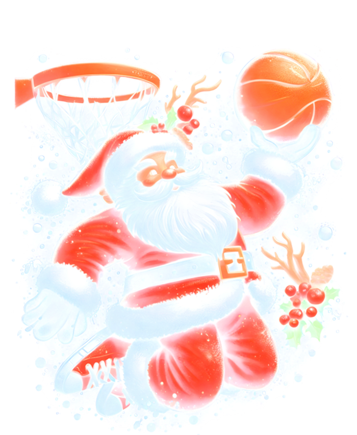 Christmas Santa Claus Basketball Funny Pajama Xmas Gift T-Shirt