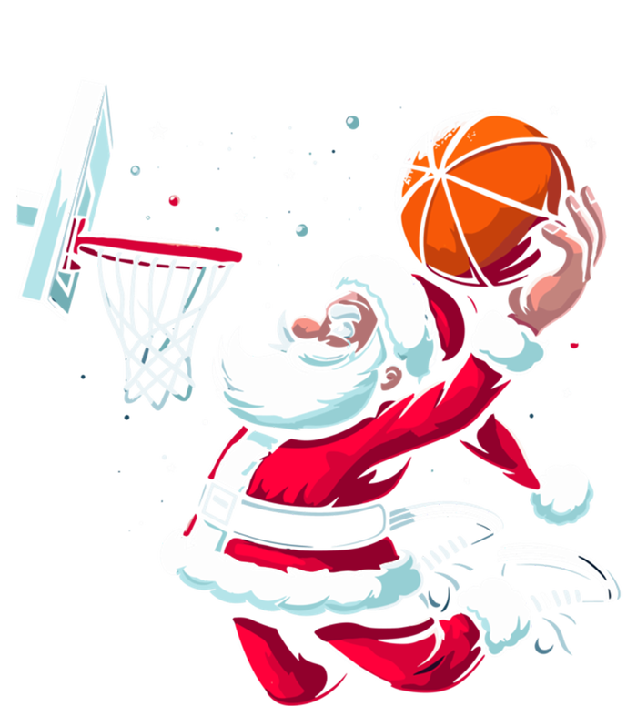 Christmas Santa Claus Dunking A Basketball Great Gift 16 in Basic Backpack