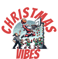 Christmas Santa Claus Playing Basketball With Elves Great Gift T-Shirt