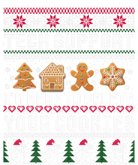 Tech Support I Am Here To Delete Your Cookies Funny Ugly Christmas T-Shirt