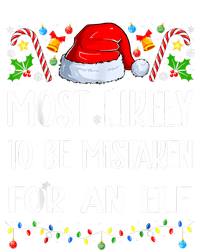 Most Likely To Be Mistaken For An Elf Christmas Pajamas Dry Zone Grid Polo