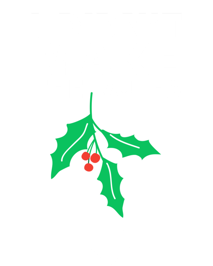 I DidnT Make The Rules Funny Dirty Christmas Mistletoe Cool Gift T-Shirt