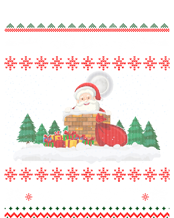 I Go Down All Night Crude Dirty Funny Christmas Santa Ugly Gift Toddler T-Shirt