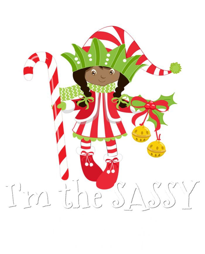 IM The Sassy Elf African American 1 Matching Christmas Cute Gift T-Shirt