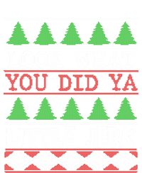 Look What You Did Ya Little Jerk Fun Xmas Ugly Christmas Gift Short Acrylic Beanie