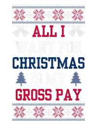 All I Want For Christmas Is My Gross Pay Funny Joke Hoodie