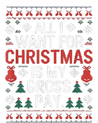 All I Want For Christmas Is My Gross Pay Funny Joke Softstyle Adult Sport Polo