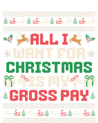 All I Want For Christmas Is My Gross Pay Funny Joke Women's Flannel Pajama Set