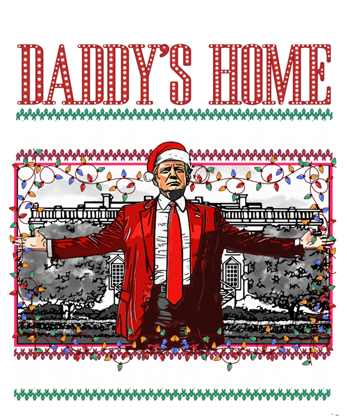 Funny DaddyS Home Trump Ugly Christmas Xmas Pajamas Funny Gift Sweatshirt