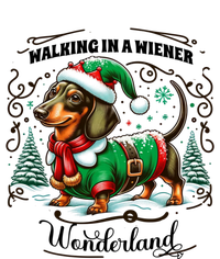 Dachshund Christmas Walking In A Wiener Wonderland Cute Dog Meaningful Gift T-Shirt