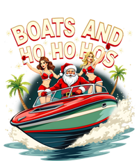 Funny Santa Christmas Boats And Ho Ho Hos Gift T-Shirt