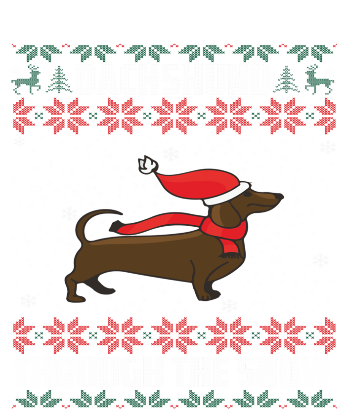 Dachshund Through The Snow Ugly Christmas Gift Cool Gift Sweatshirt