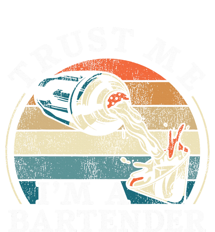 Bartender Mixologist Retro Vintage Trust Me IM A Bartender Womens CVC Long Sleeve Shirt