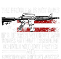 Funny The Problem Is Not Guns ItS Hearts Without God Softstyle Adult Sport Polo