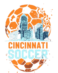 Cincinnati Soccer City Skyline Cool Cincy 513 T-Shirt