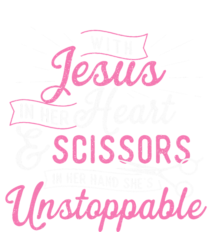 SheS Unstoppable Hairdresser Scissors Hair Stylist Salon T-Shirt