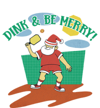 Dink And Be Merry! Santa Claus Fun Christmas Pickleball Memes Gift Full-Length Apron With Pockets