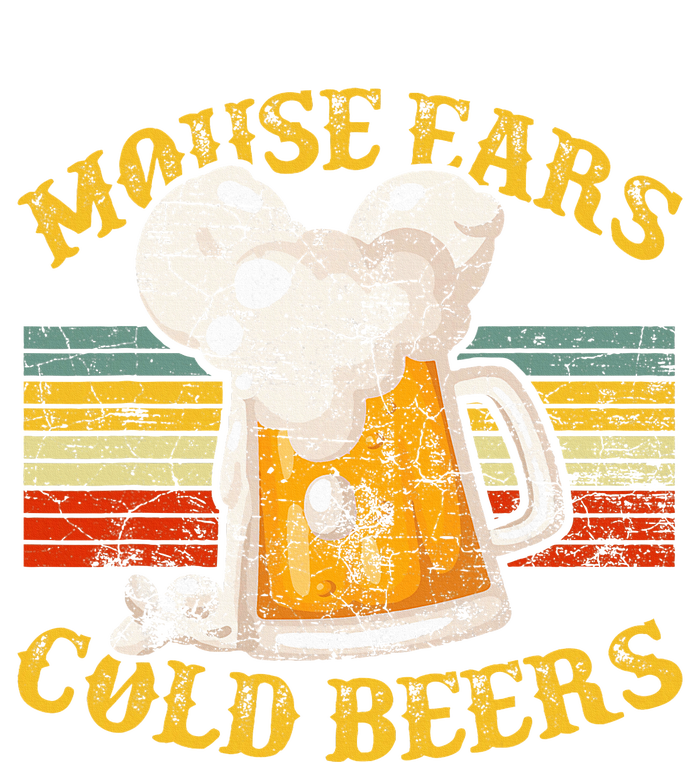 Mouse Ears And Cold Beers Vintage Retro Beer Drinkers T-Shirt