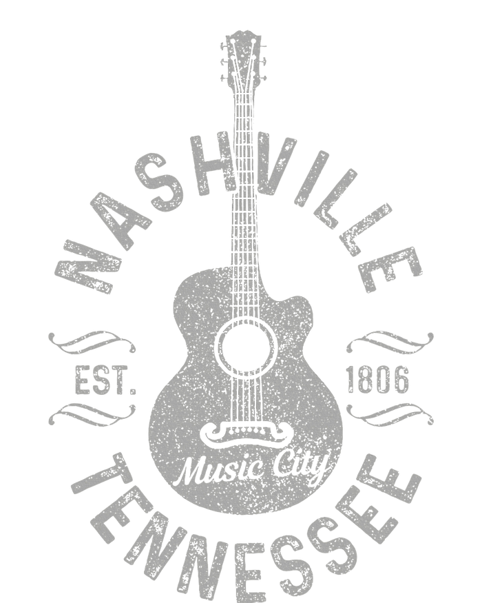 Nashville Tennessee Vintage Guitar Country Music City T-Shirt