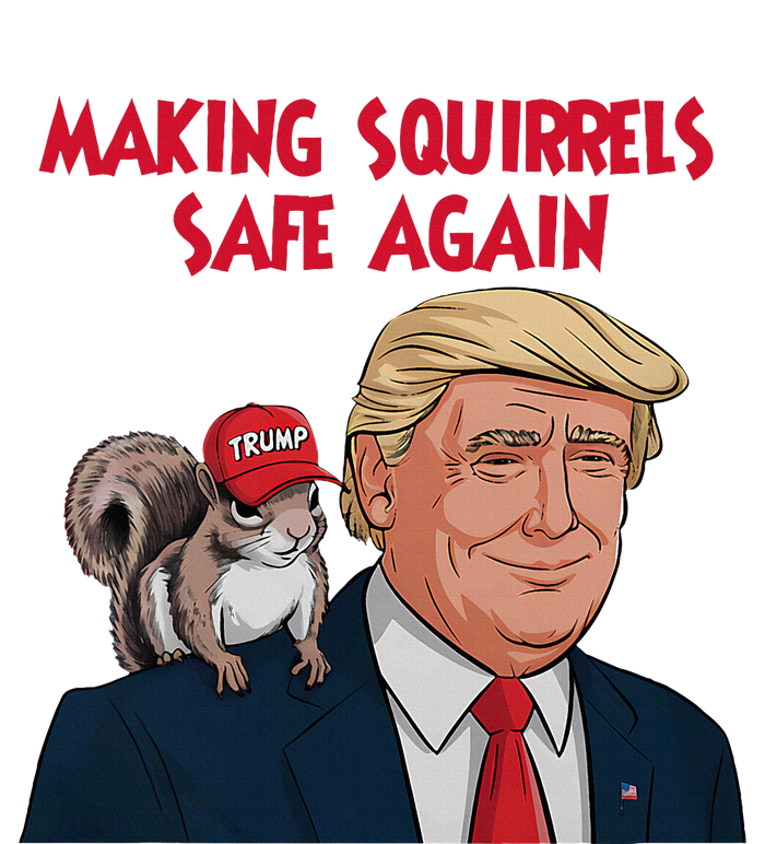 Make Squirrels Safe Again Squirrels For Trump 2024 Maga T-Shirt