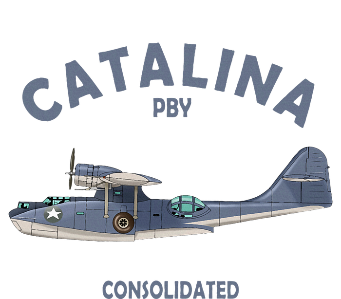 Pby Catalina Flying Boat Seaplane Airplane American Ww2 T-Shirt