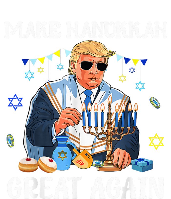 Make Hanukkah Great Again Trump Jewish Ugly Chanukah T-Shirt