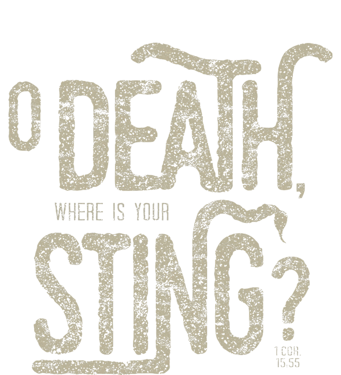 O Death Where Is Your Sting 1 Cor 1555 Cooling Performance Long Sleeve Crew