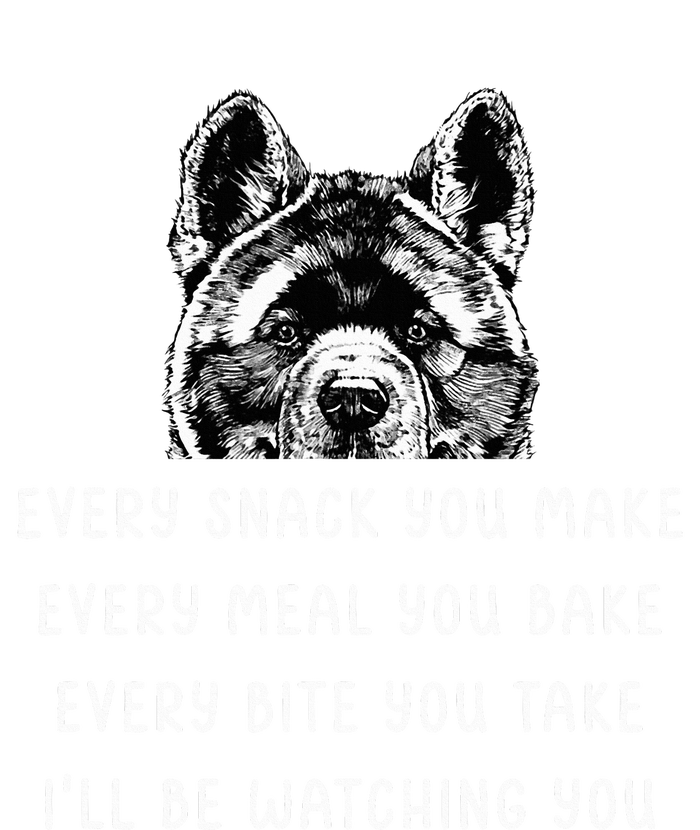 Every Snack You Make Every Meal You Bake Akita Inu V-Neck T-Shirt