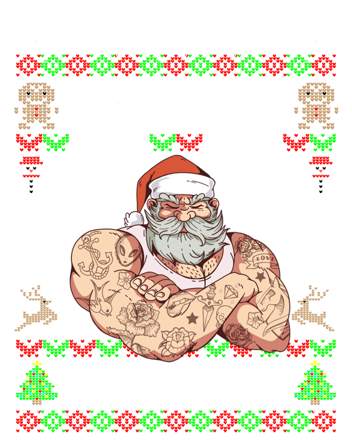 Funny No Lifts No Funny Gift Ugly Christmas Workout Powerlifting Great Gift T-Shirt