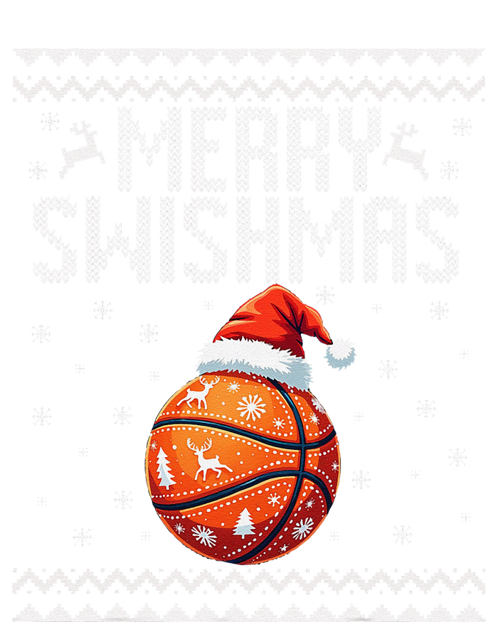 Merry Swishmas Christmas Basketball Ugly Sweater Gift Sweatshirt