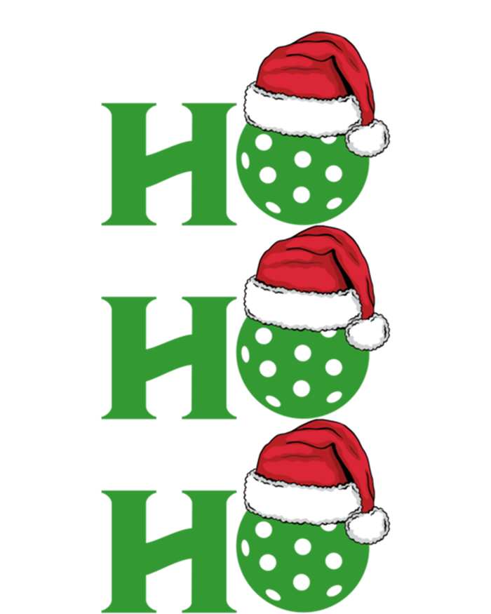 Ho Ho Ho Funny Christmas Pickleball Santa Claus Hat Meme Gift T-Shirt