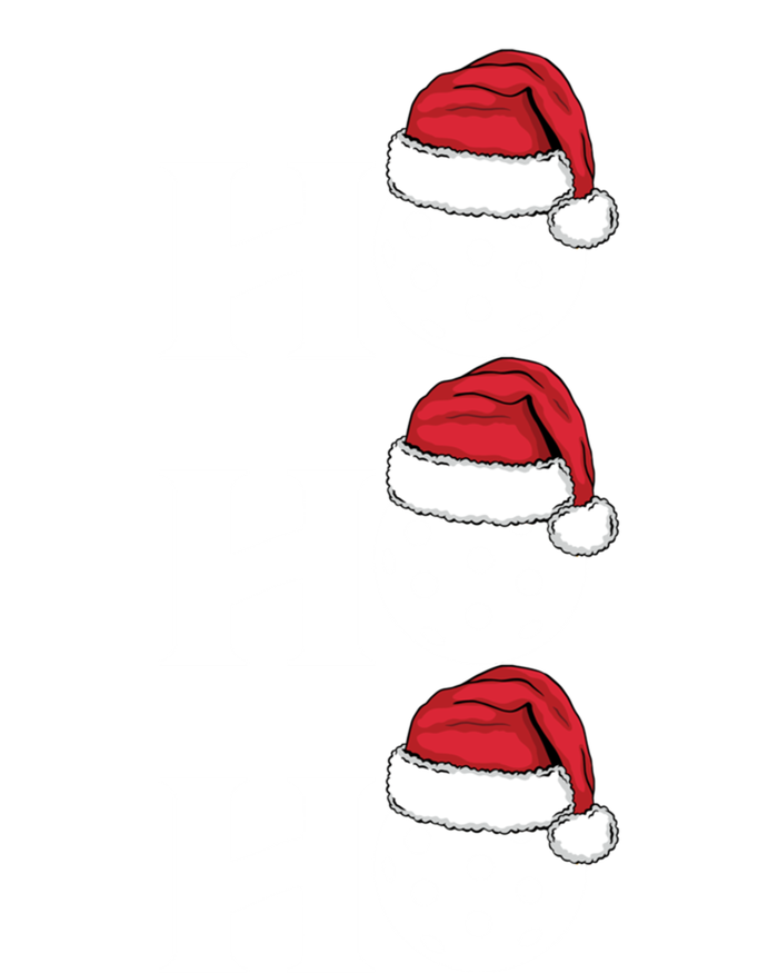 Ho Ho Ho Funny Christmas Pickleball Santa Claus Hat Meme Meaningful Gift Striped Beanie with Solid Band