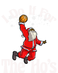 I Do It For The Hos African American Santa Claus Basketball Funny Gift 16 in Basic Backpack