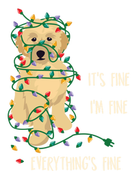 ItS Fine IM Fine Everything Is Fine Christmas Lights Gift Premium Hoodie