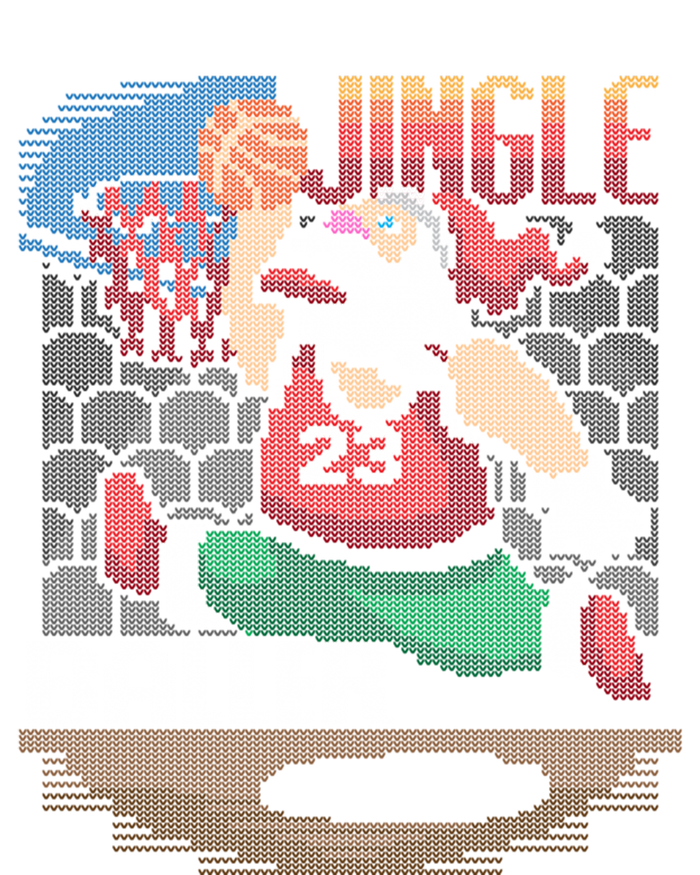 Jingle Baller Santa Claus Basketball Ugly Christmas Gift T-Shirt