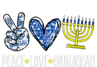 Peace Love Hanukkah Vintage Chanukah Jewish T-Shirt