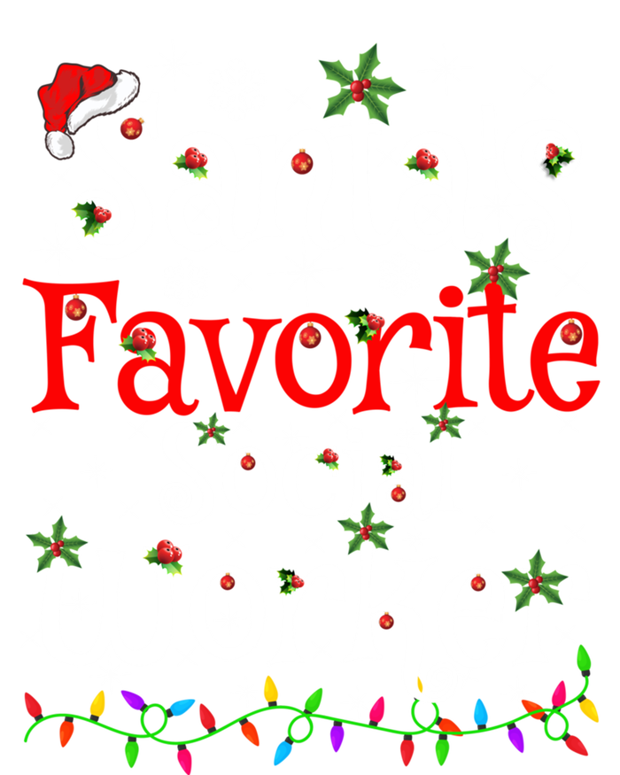 Funny Xmas Lighting SantaS Favorite Social Worker Christmas Meaningful Gift T-Shirt