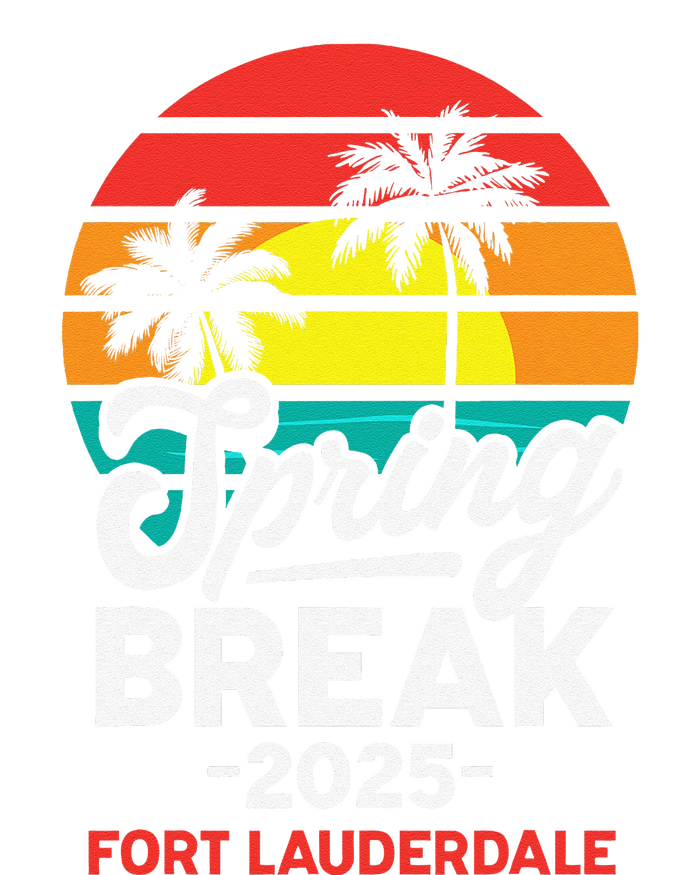 Spring Break 2025 Fort Lauderdale Beach Vacation Retro T-Shirt