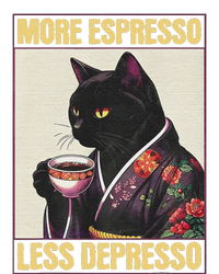 More Espresso Less Depresso Kimono Cat Japanese Art PosiCharge Competitor Tank