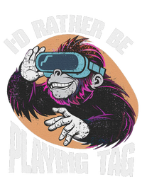 Bruh ID Rather Be Playing Tag Monkey Video Game Gorilla Womens CVC Long Sleeve Shirt