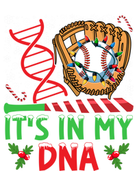 It’S In My Dna Baseball Christmas Lights Snowflakes Great Gift Tie Dye Hoodie