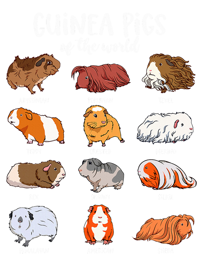 Cartoon Guinea Pigs Types Of Guinea Pigs Sustainable Knit Beanie