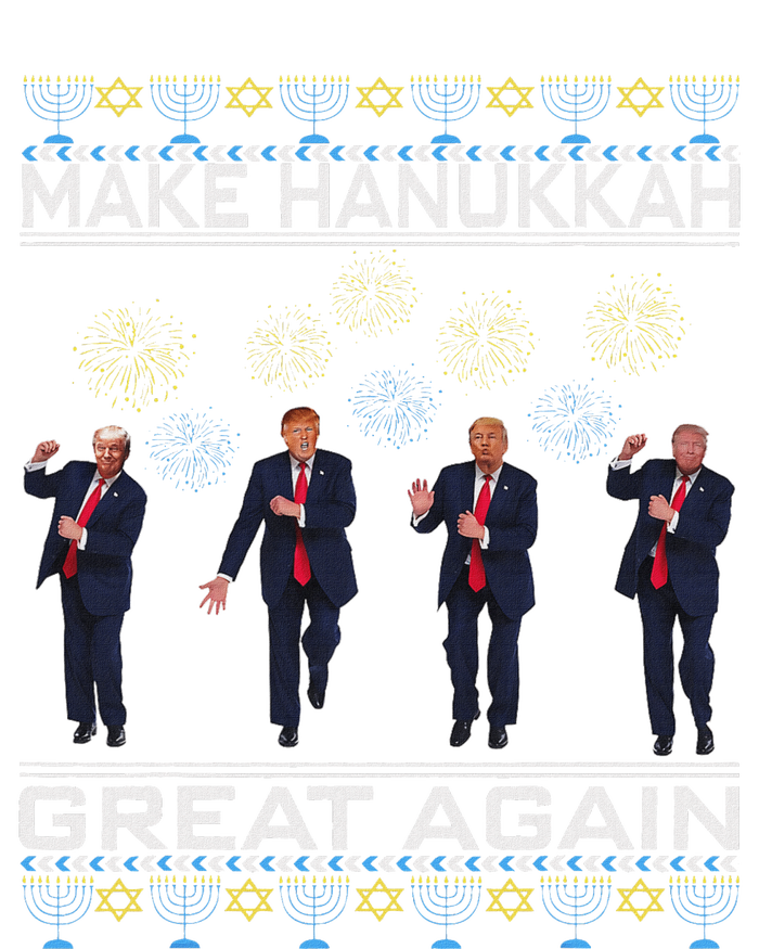 Make Hanukkah Great Again Funny Trump Ugly Chanukah T-Shirt