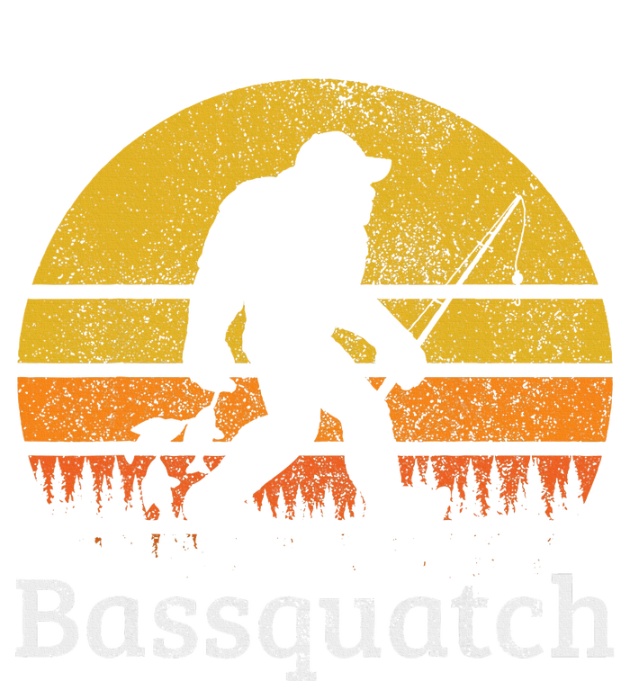 Bassquatch Funny Bass Fishing Sasquatch Bigfoot Tall T-Shirt