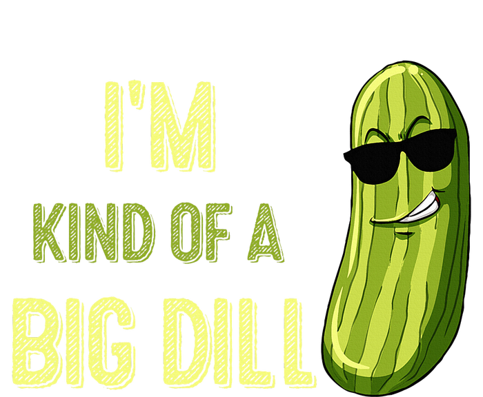 Big Deal Dill Pickle Funny Slogan Quote Women's Crop Top Tee