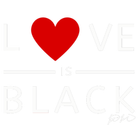 Rashad Mooreman Wearing Love Is Black Long Sleeve Pajama Set